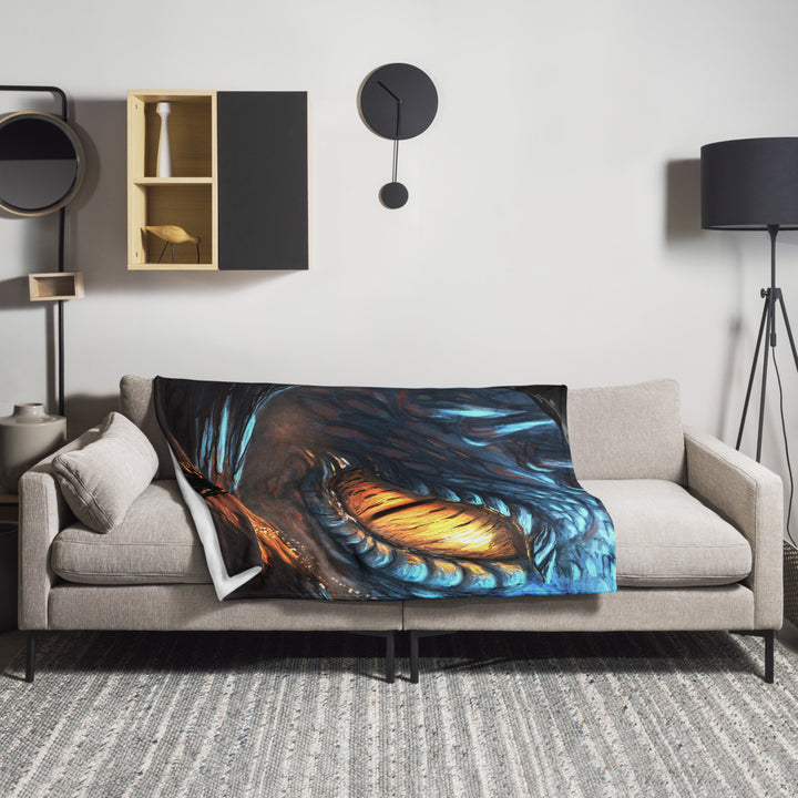 Dragon Eye Throw Blanket