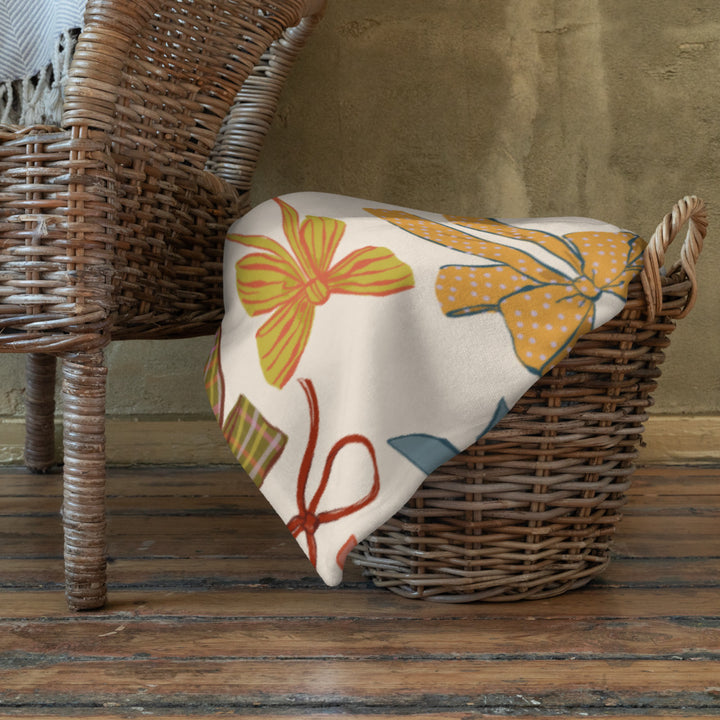 Put A Bow On It Throw Blanket