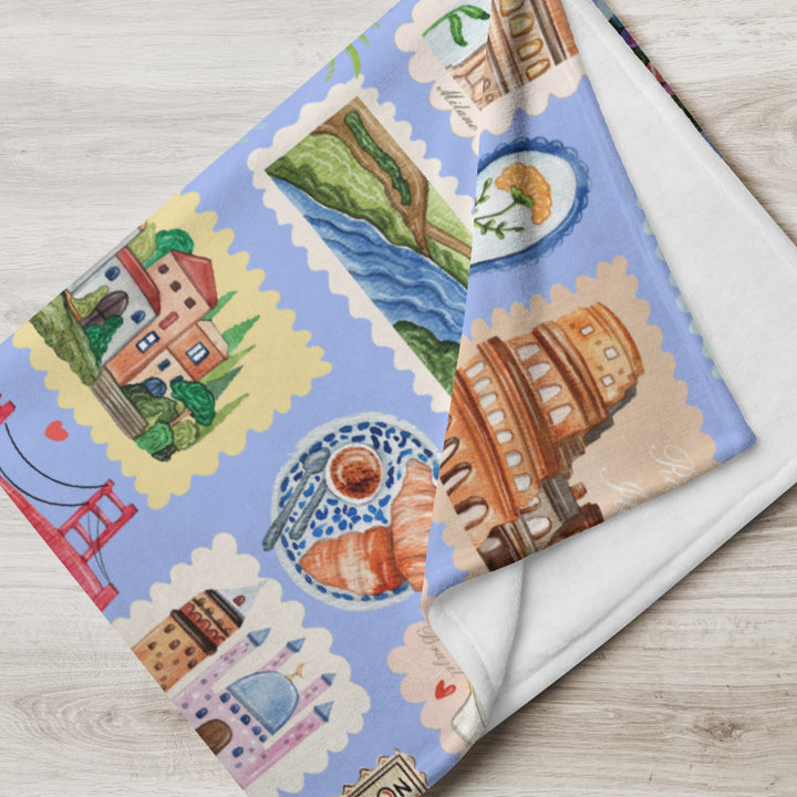Around the World Throw Blanket