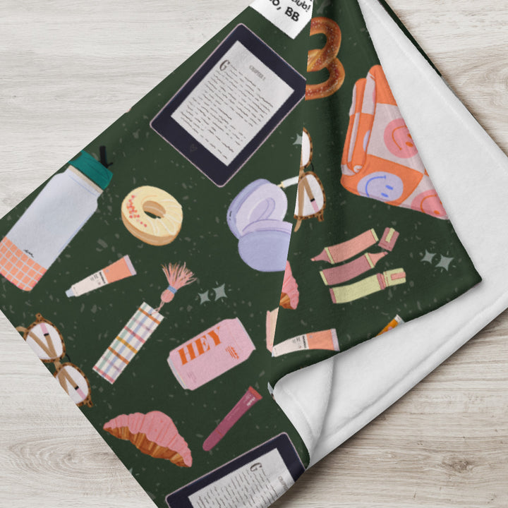 Just a Reader (v.2) Throw Blanket
