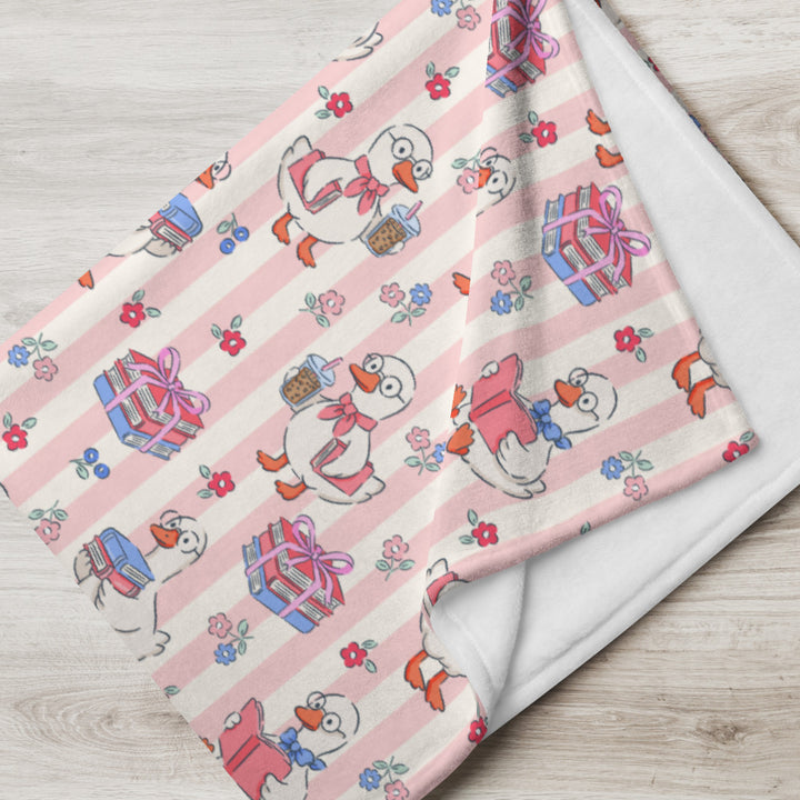 Goose-N-Books Throw Blanket