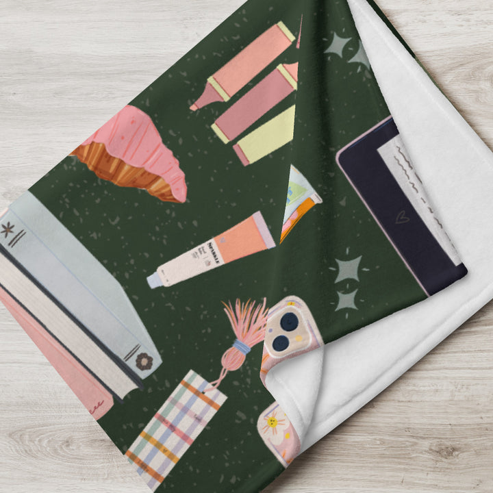 Just a Reader Throw Blanket