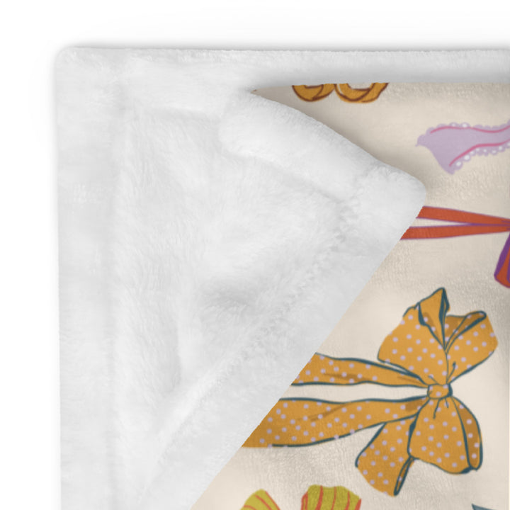 Put A Bow On It Throw Blanket