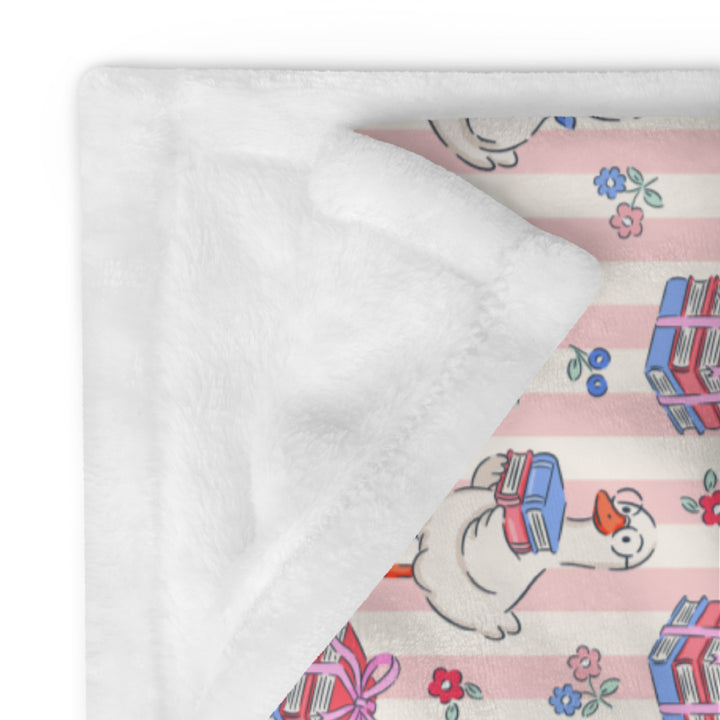 Goose-N-Books Throw Blanket