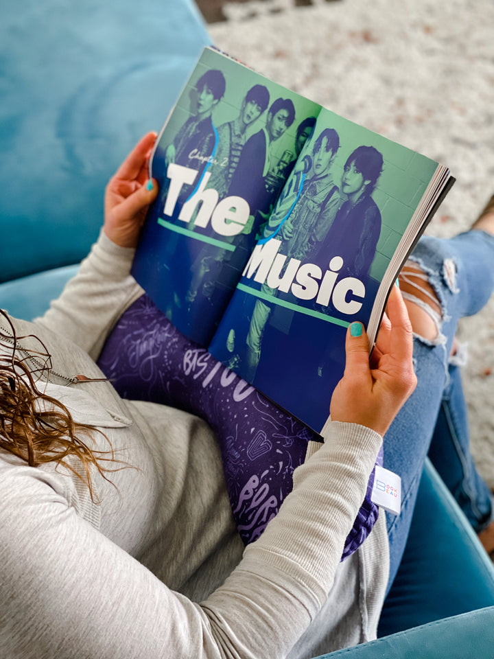 I Purple You Dark Reading Pillow