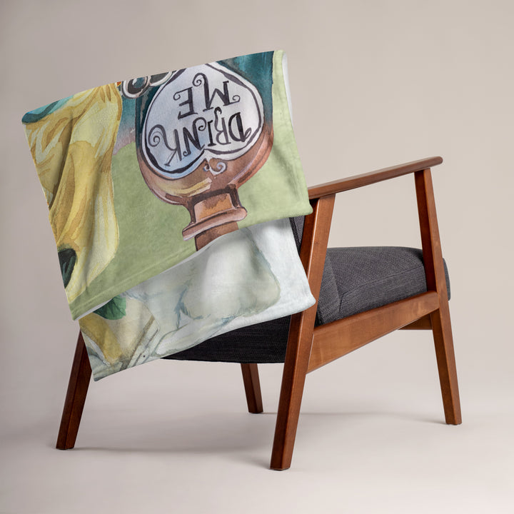 Alice's Adventure Throw Blanket