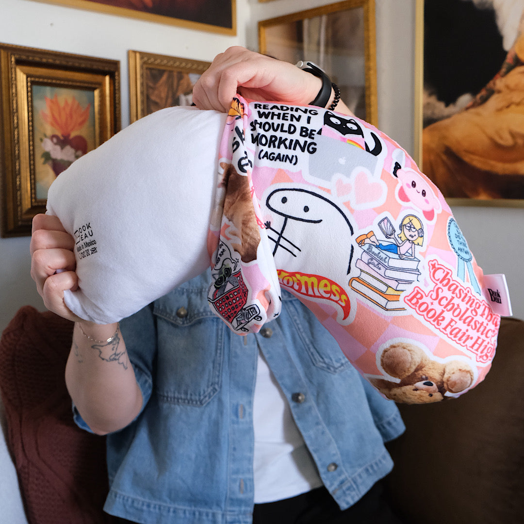 REPLACEMENT COVER Sticker Stash Reading Pillow