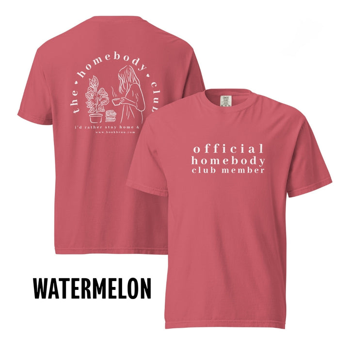 "Homebody Club Member" Comfort Colors Tee