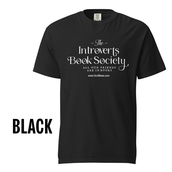 "Introvert Book Society" Comfort Colors Tee