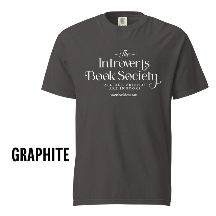 "Introvert Book Society" Comfort Colors Tee