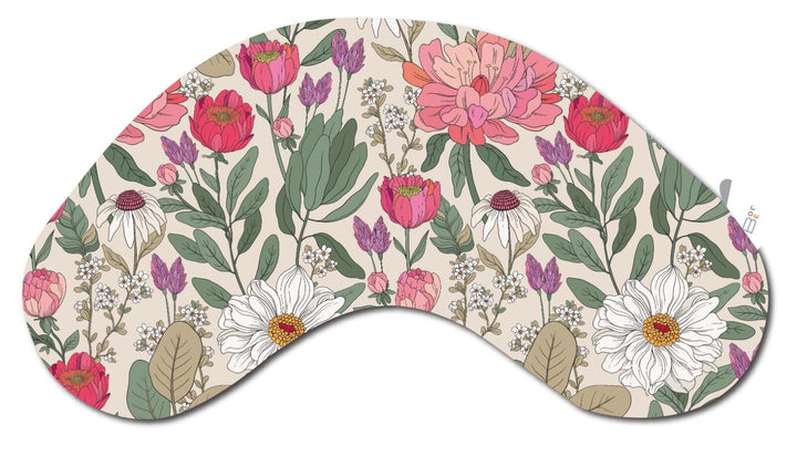 Almond Lush Floral Reading Pillow