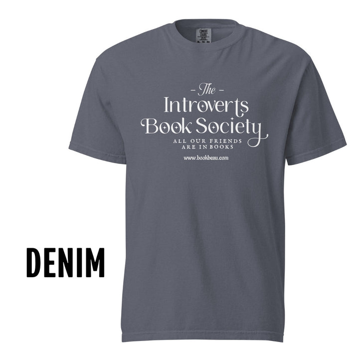 "Introvert Book Society" Comfort Colors Tee