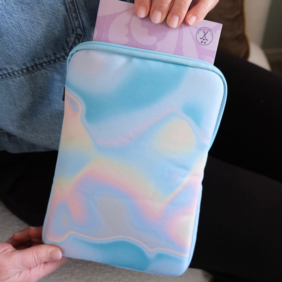 Light Holographic Book Sleeve