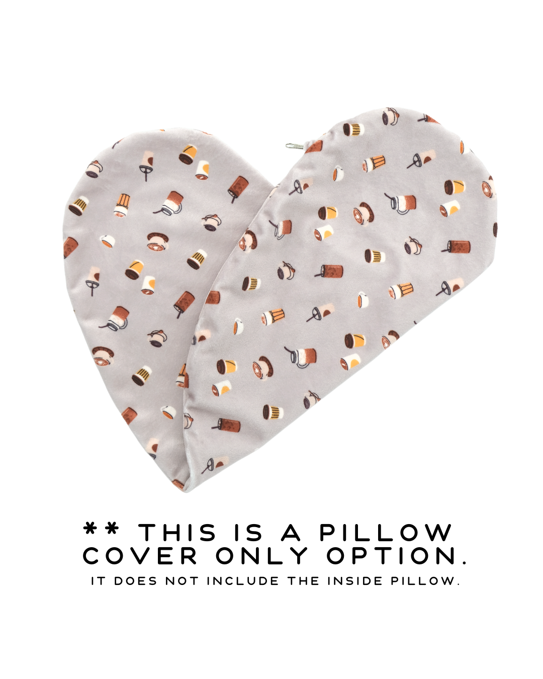 REPLACEMENT COVER ONLY Mocha Dream Extra Shot (Flat Minky) | Reading Pillow