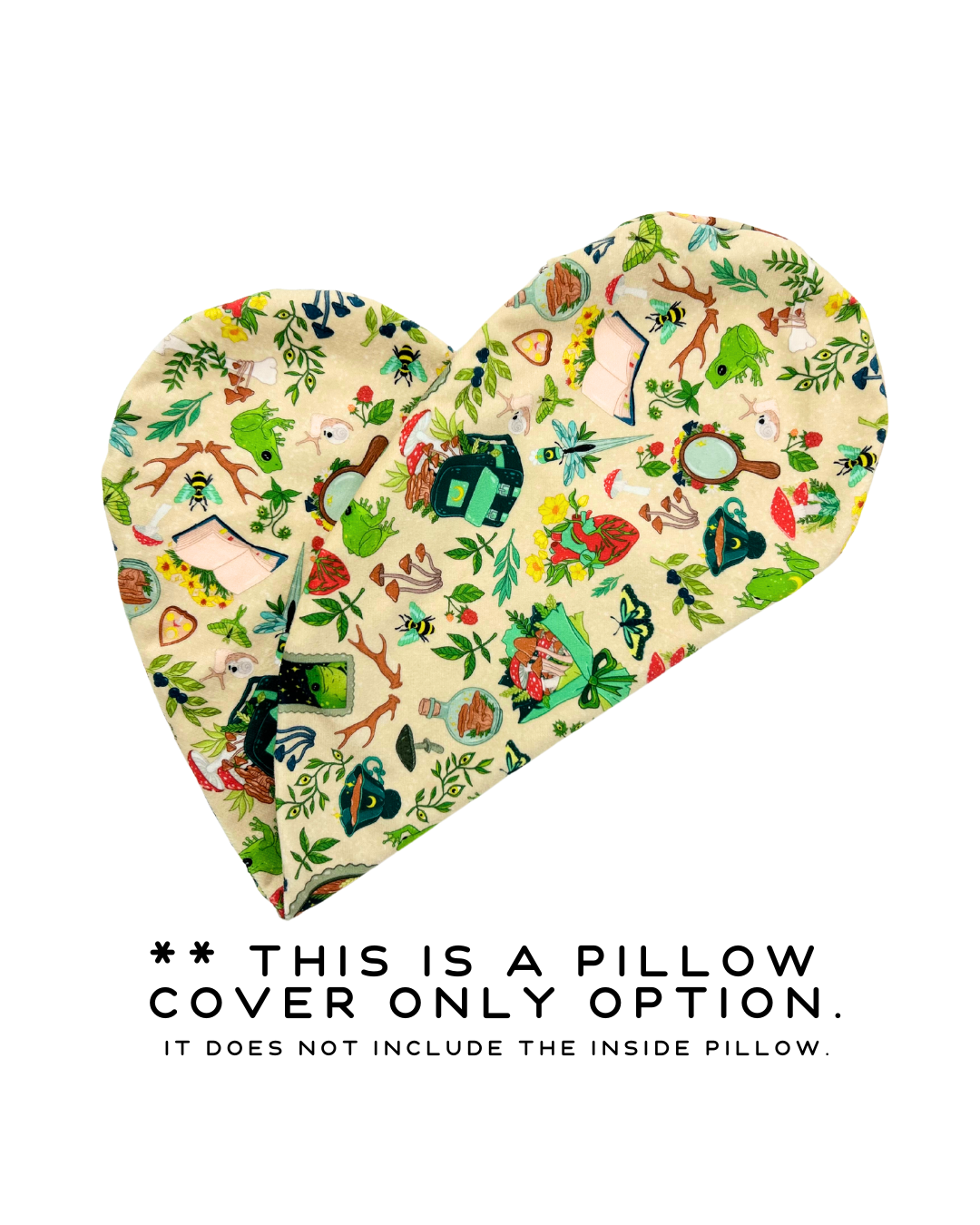 REPLACEMENT COVER ONLY Goblin Core (Flat Minky) | Reading Pillow