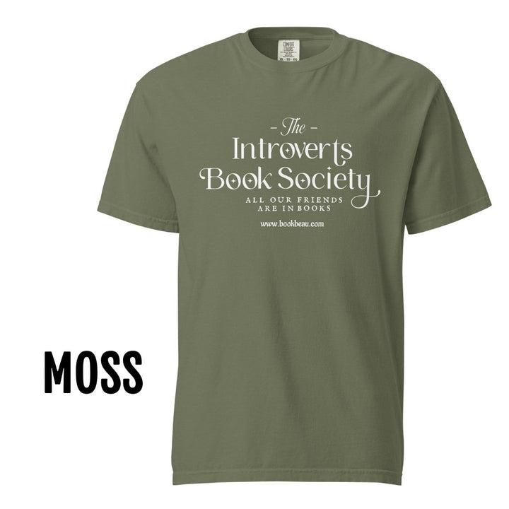"Introvert Book Society" Comfort Colors Tee