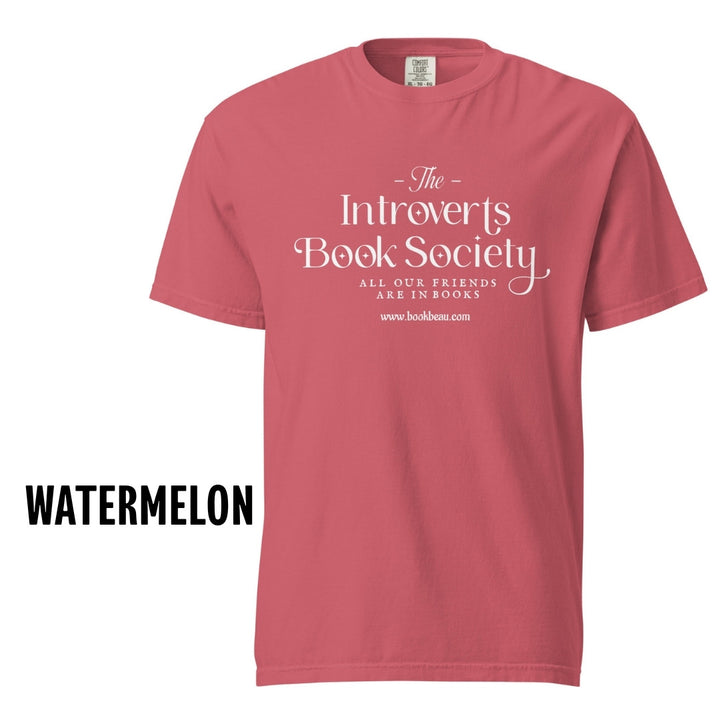 "Introvert Book Society" Comfort Colors Tee