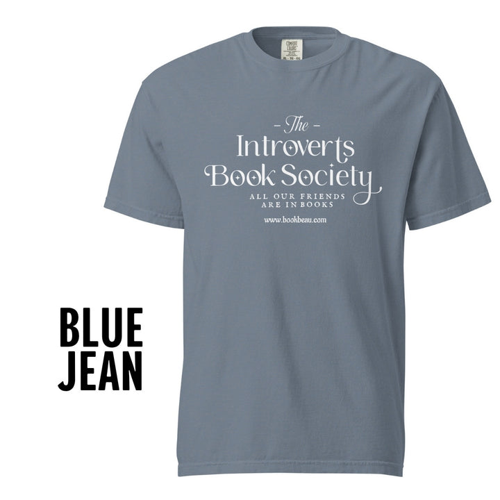 "Introvert Book Society" Comfort Colors Tee