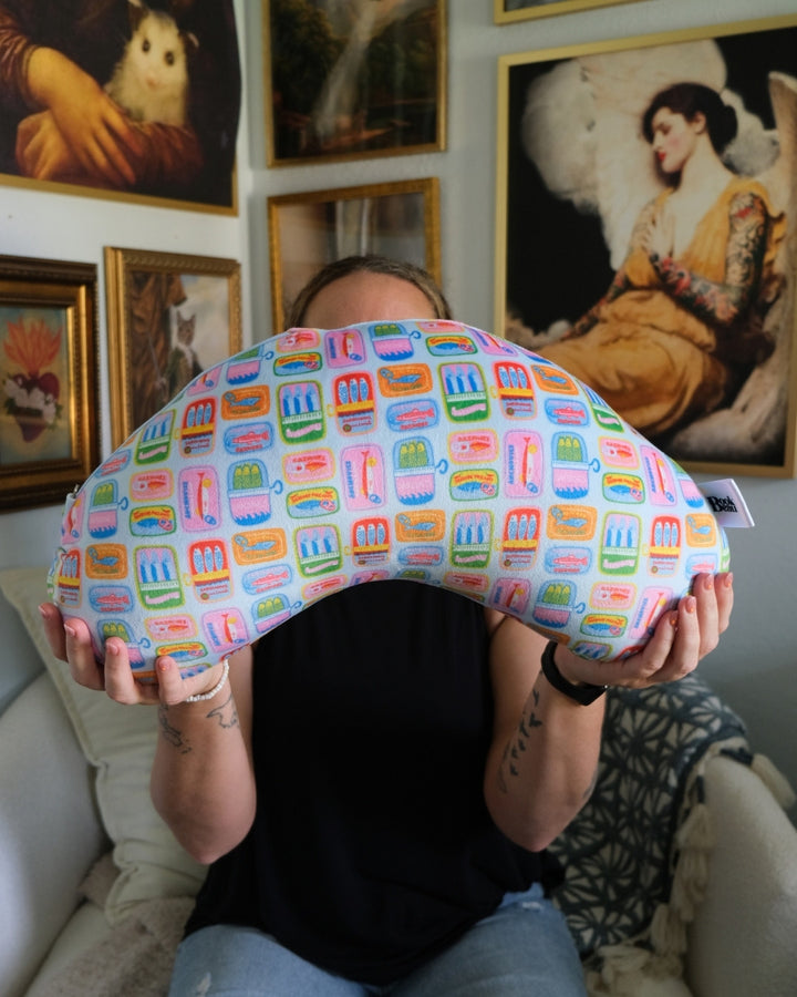 Sardines Reading Pillow