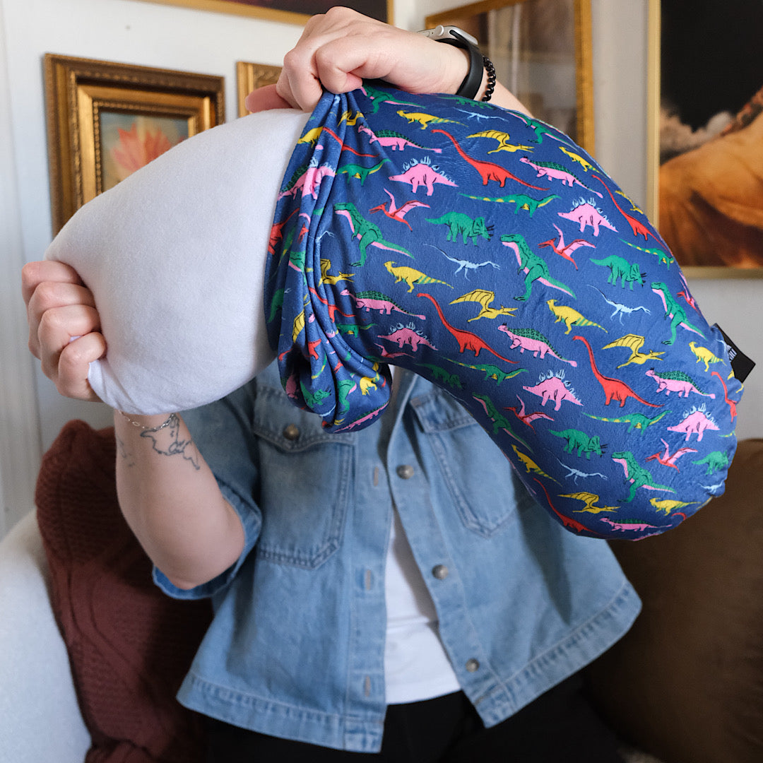 REPLACEMENT COVER 90's Dino Reading Pillow