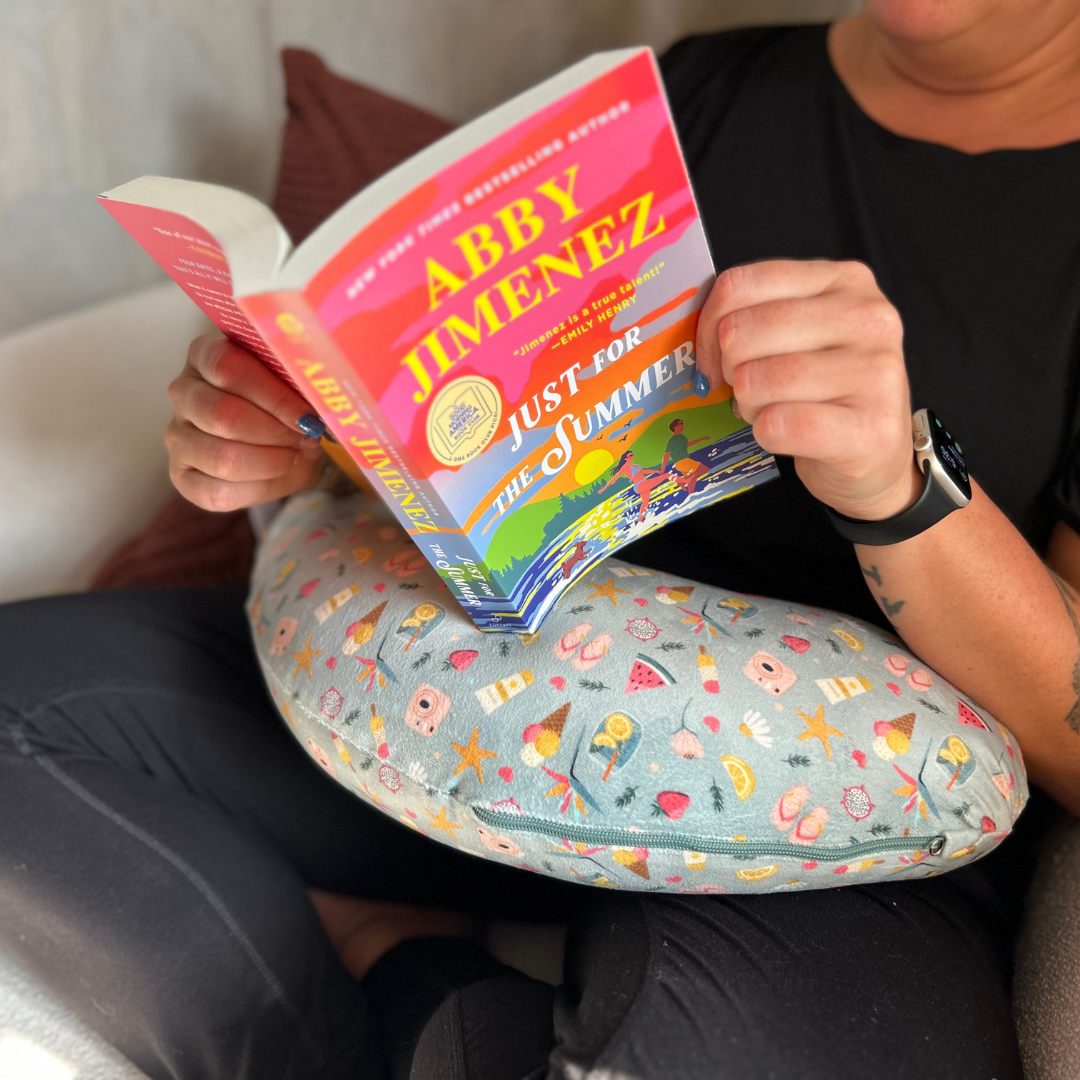 REPLACEMENT COVER Fun In the Sun (Flat Minky) | Reading Pillow