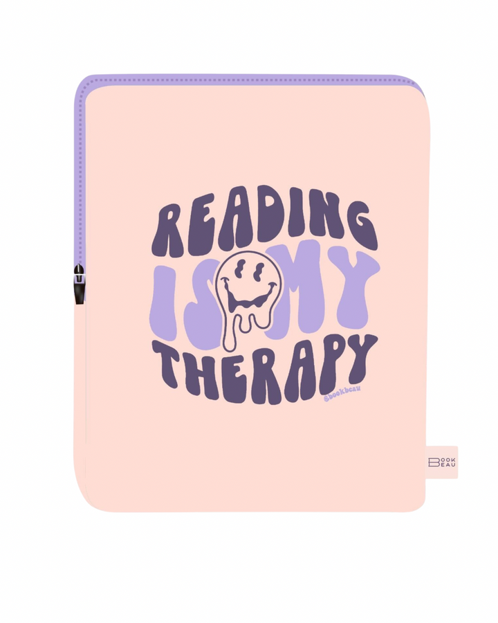 Reading is my Therapy (Purple) Book Sleeve