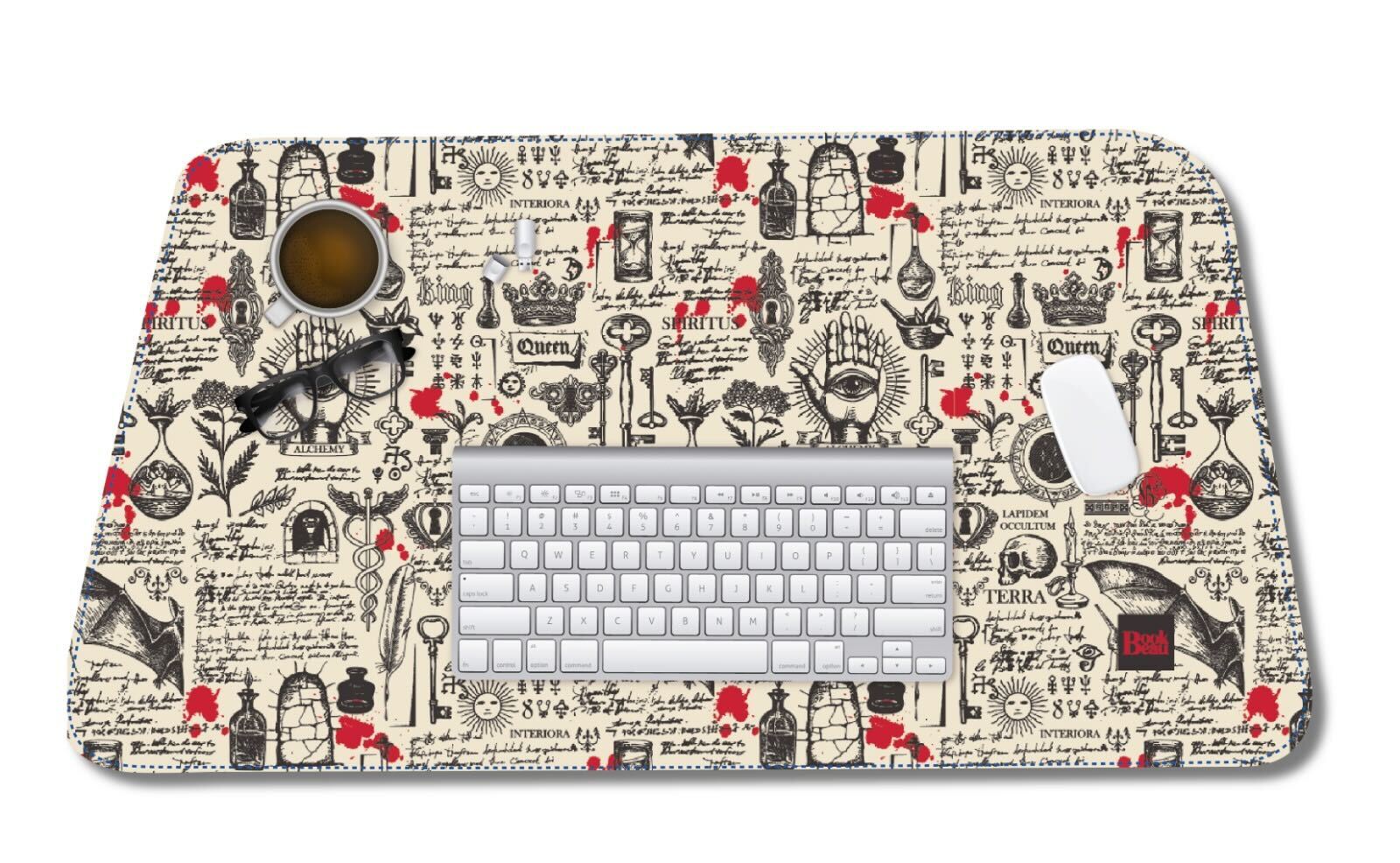 Blood Spatter Alchemy Desk Mat