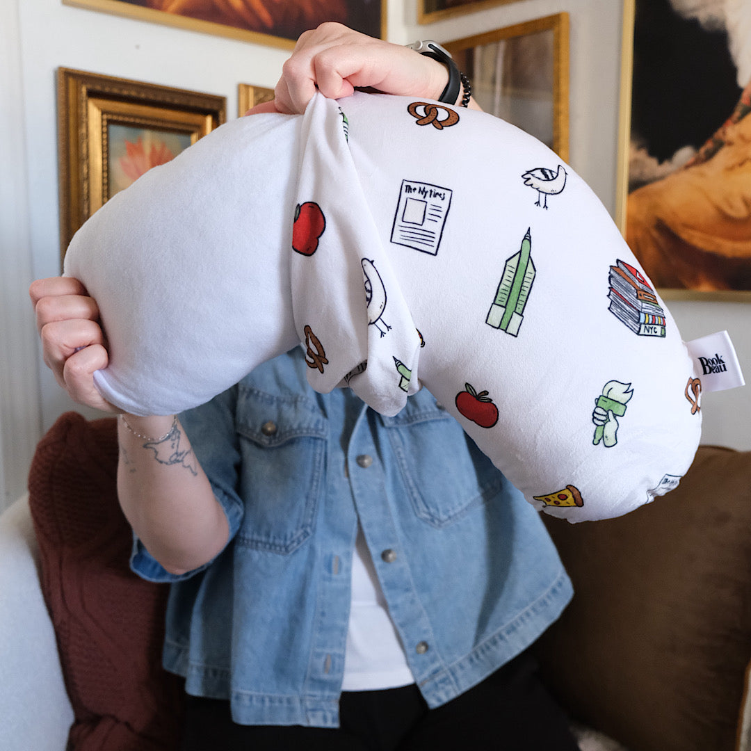REPLACEMENT COVER NYC Icons Reading Pillow