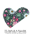 REPLACEMENT COVER ONLY Lush Floral (Flat Minky) | Reading Pillow