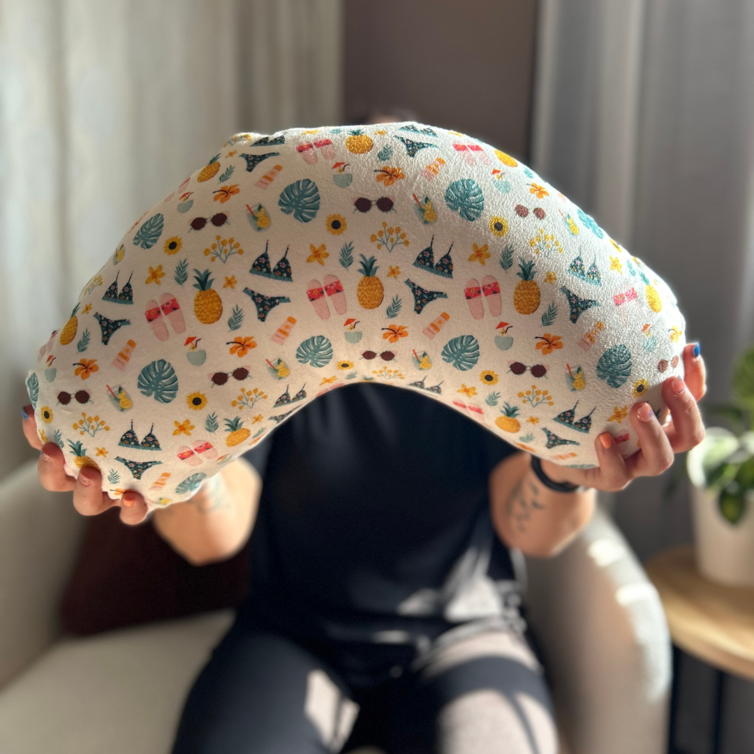 REPLACEMENT COVER Hot Girl Summer (Flat Minky) | Reading Pillow