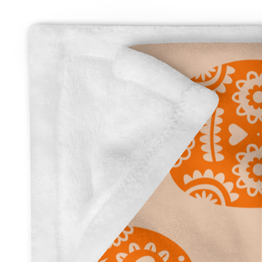 Pumpkin Party Throw Blanket