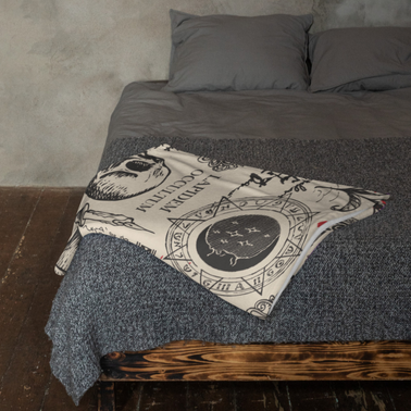 Blood Splatter Alchemy Throw Blanket