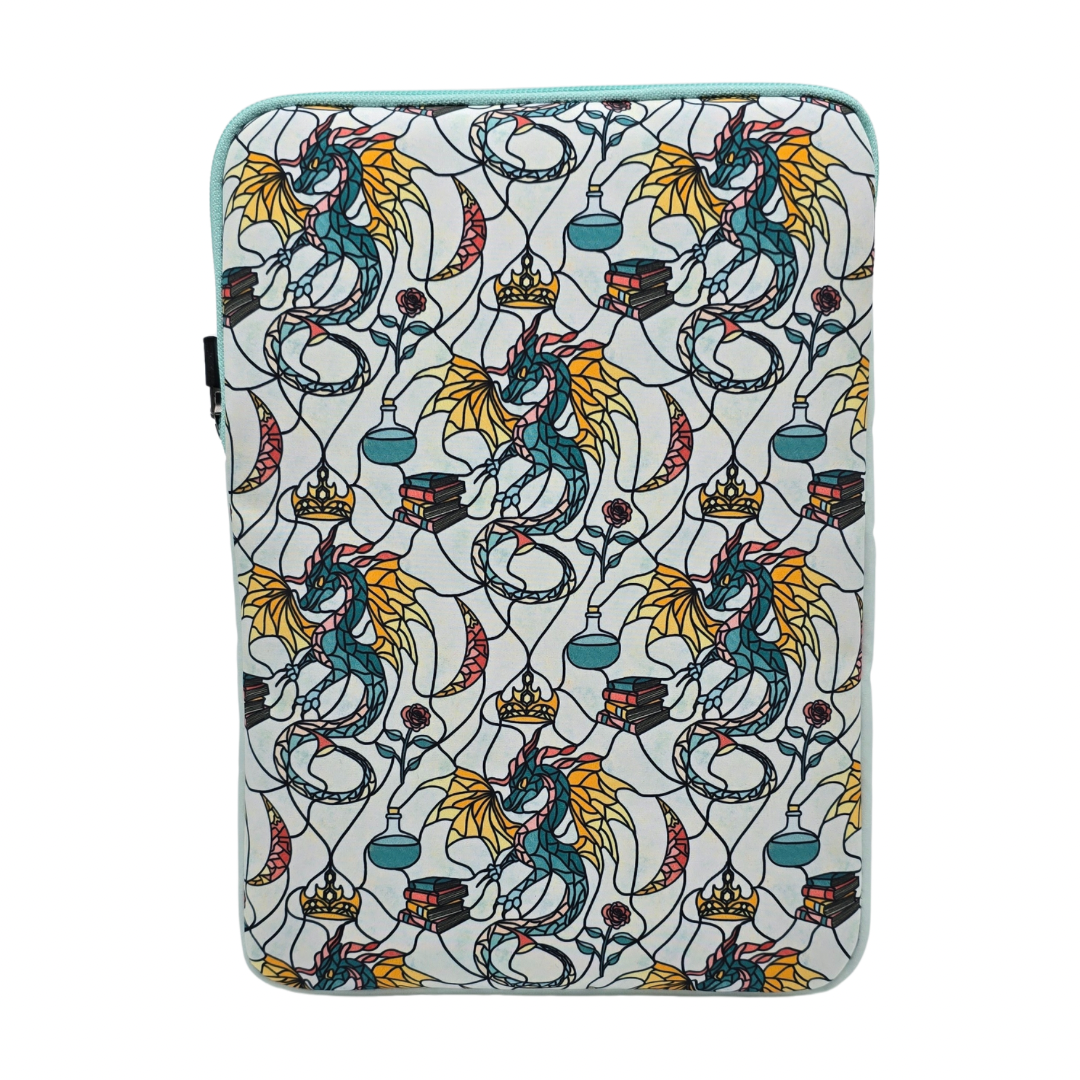 Stained Glass Dragons Book Sleeve