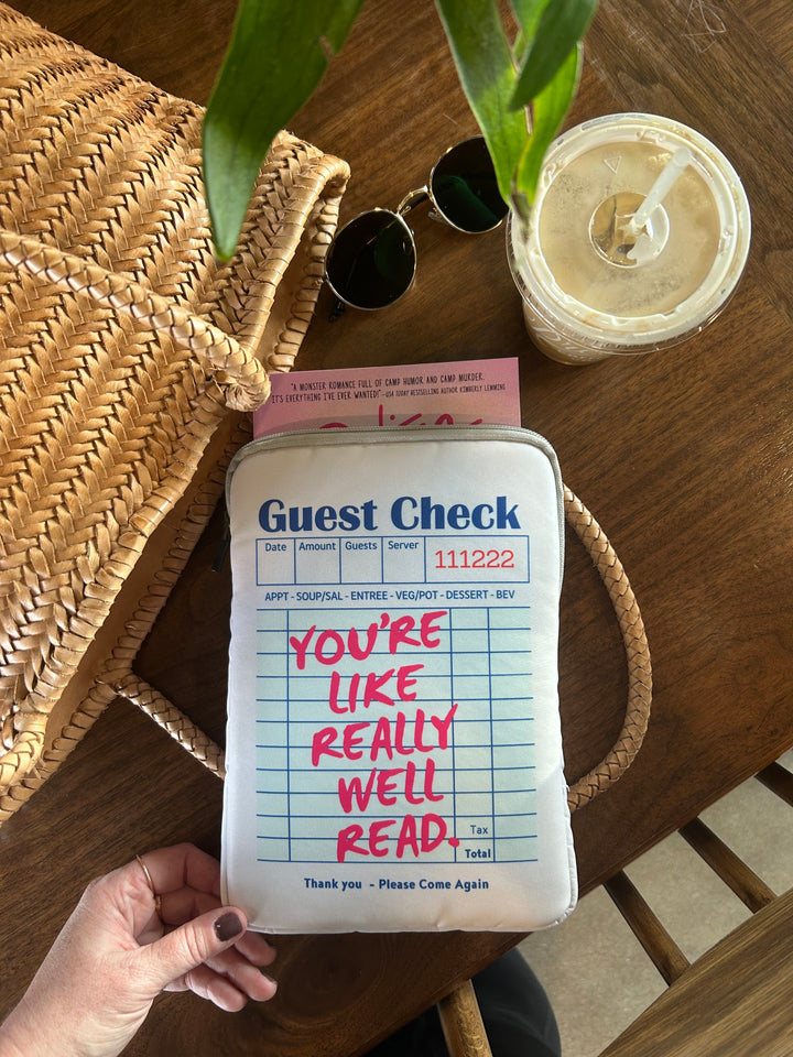 Guest Check Book Sleeve