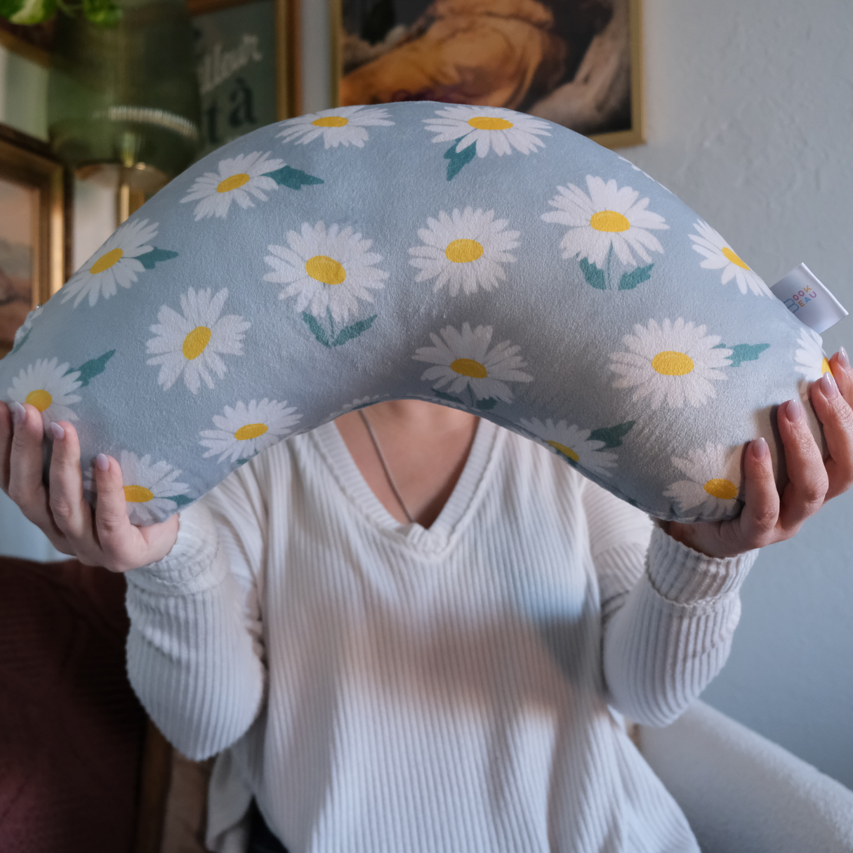 Wild Daisies Reading Pillow