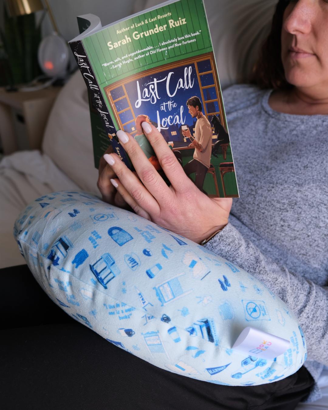 Life in Stars Hollow (Flat Minky) | Reading Pillow