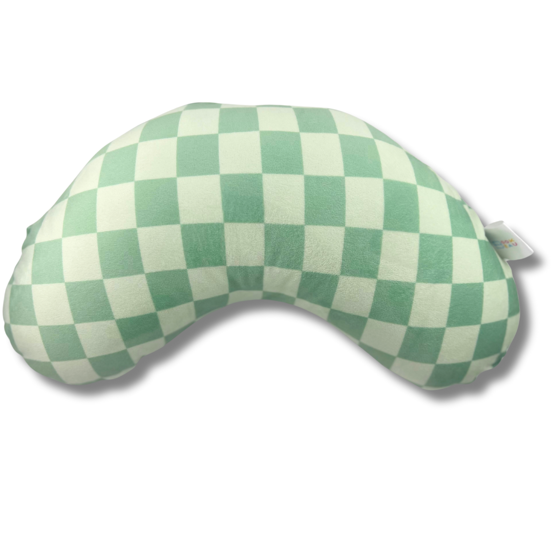 Matcha checkers Reading Pillow