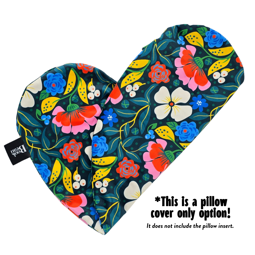 REPLACEMENT COVER Folk Blooms Reading Pillow