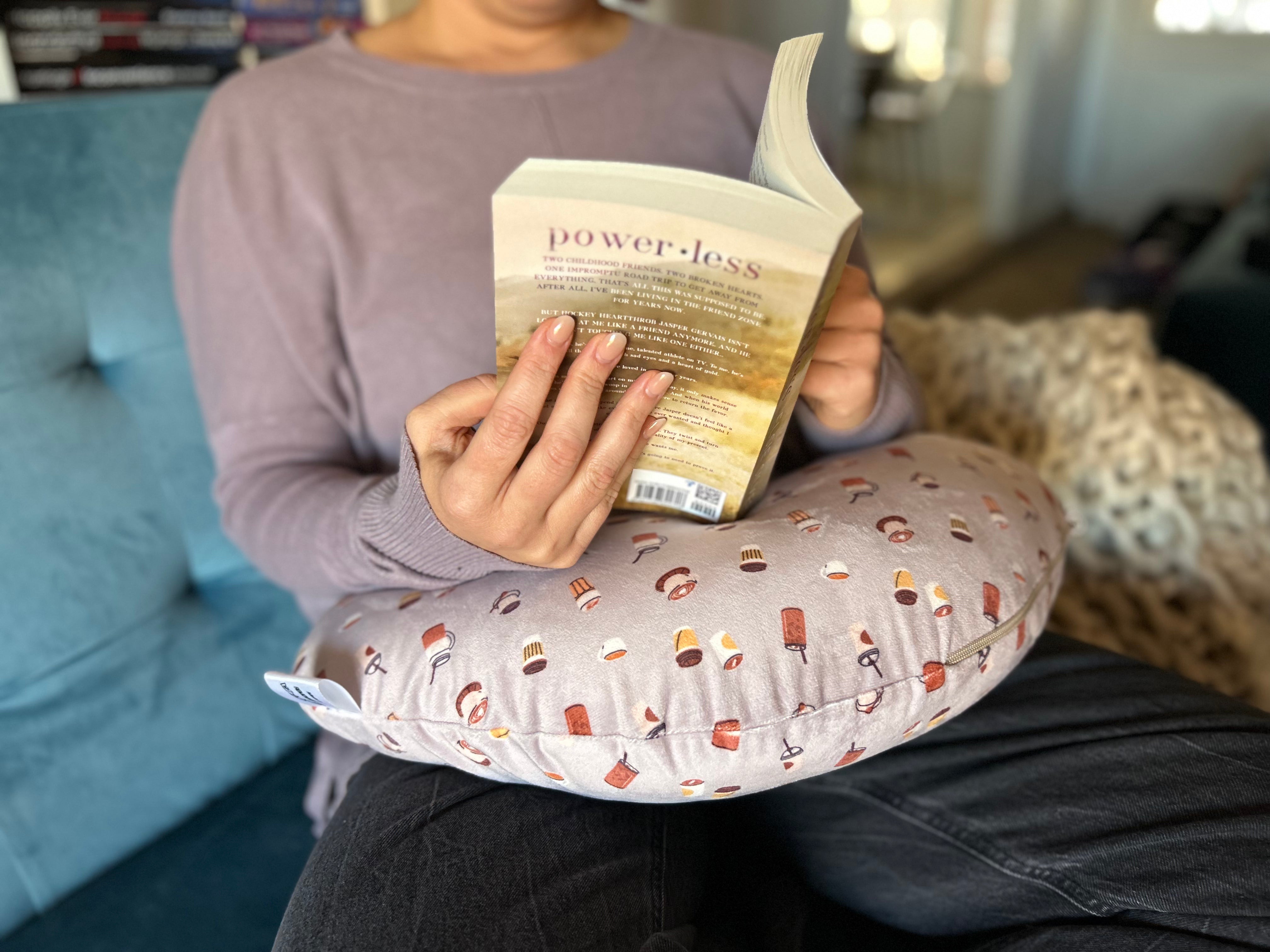 REPLACEMENT COVER ONLY Mocha Dream Extra Shot (Flat Minky) | Reading Pillow