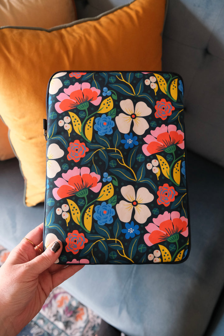 Folk Blooms Book Sleeve