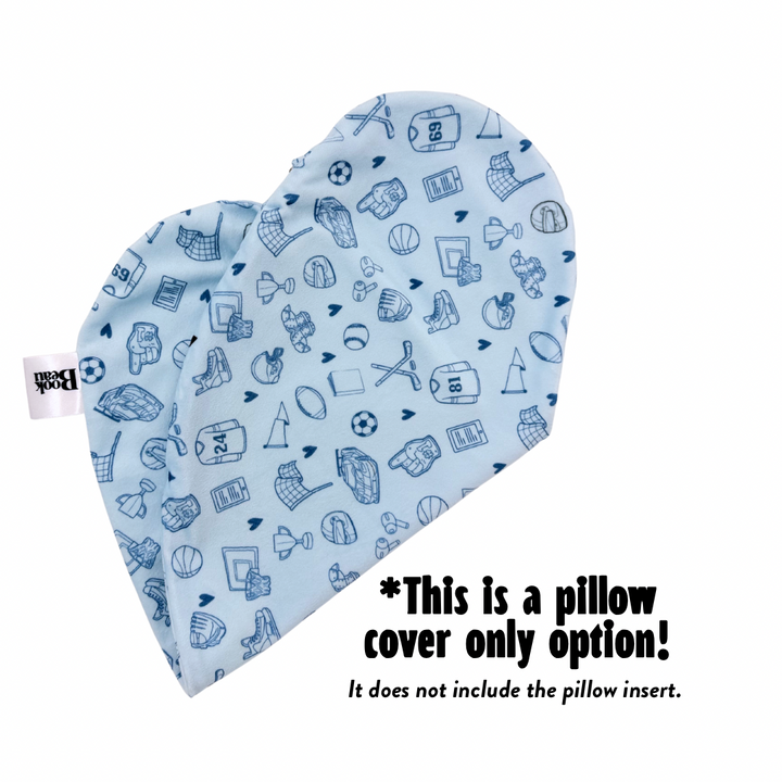 REPLACEMENT COVER Sports Romance Reading Pillow