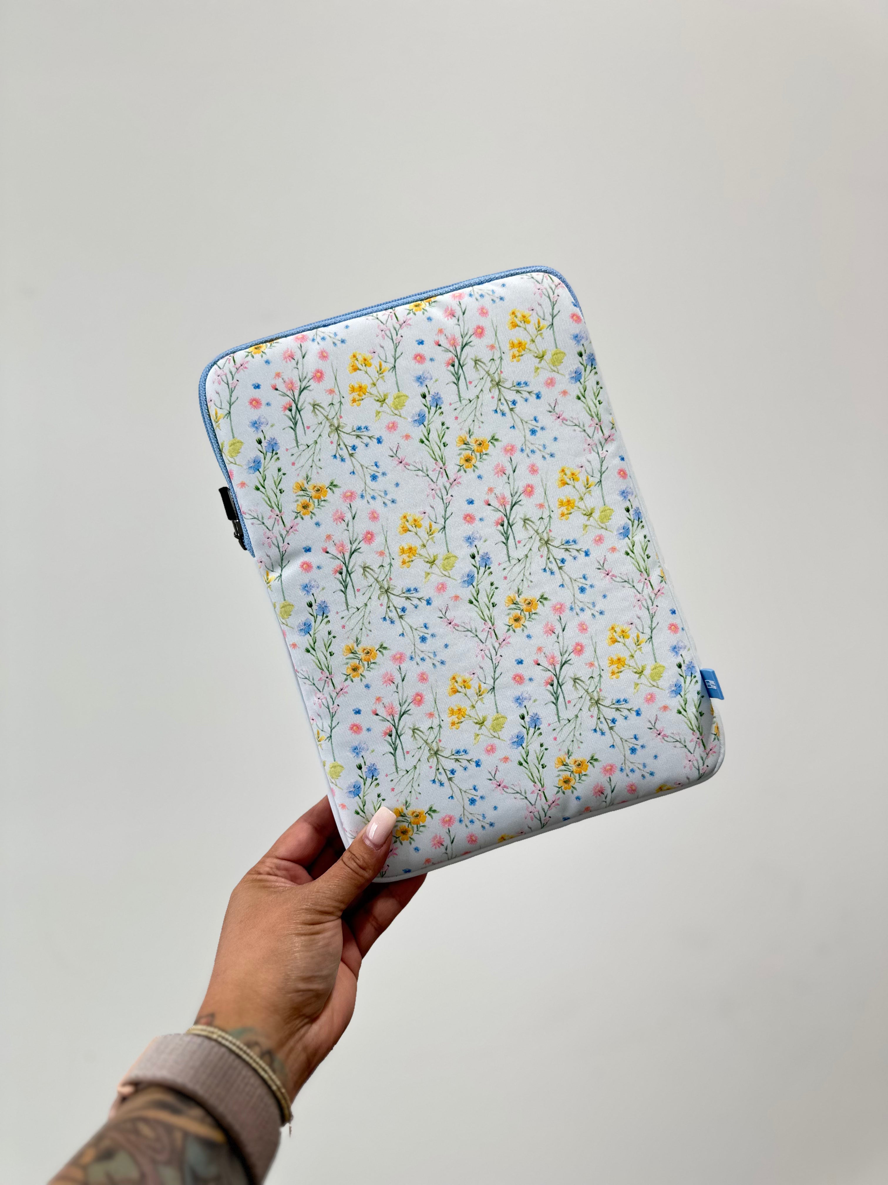 Gentle Spring Flowers Book Sleeve