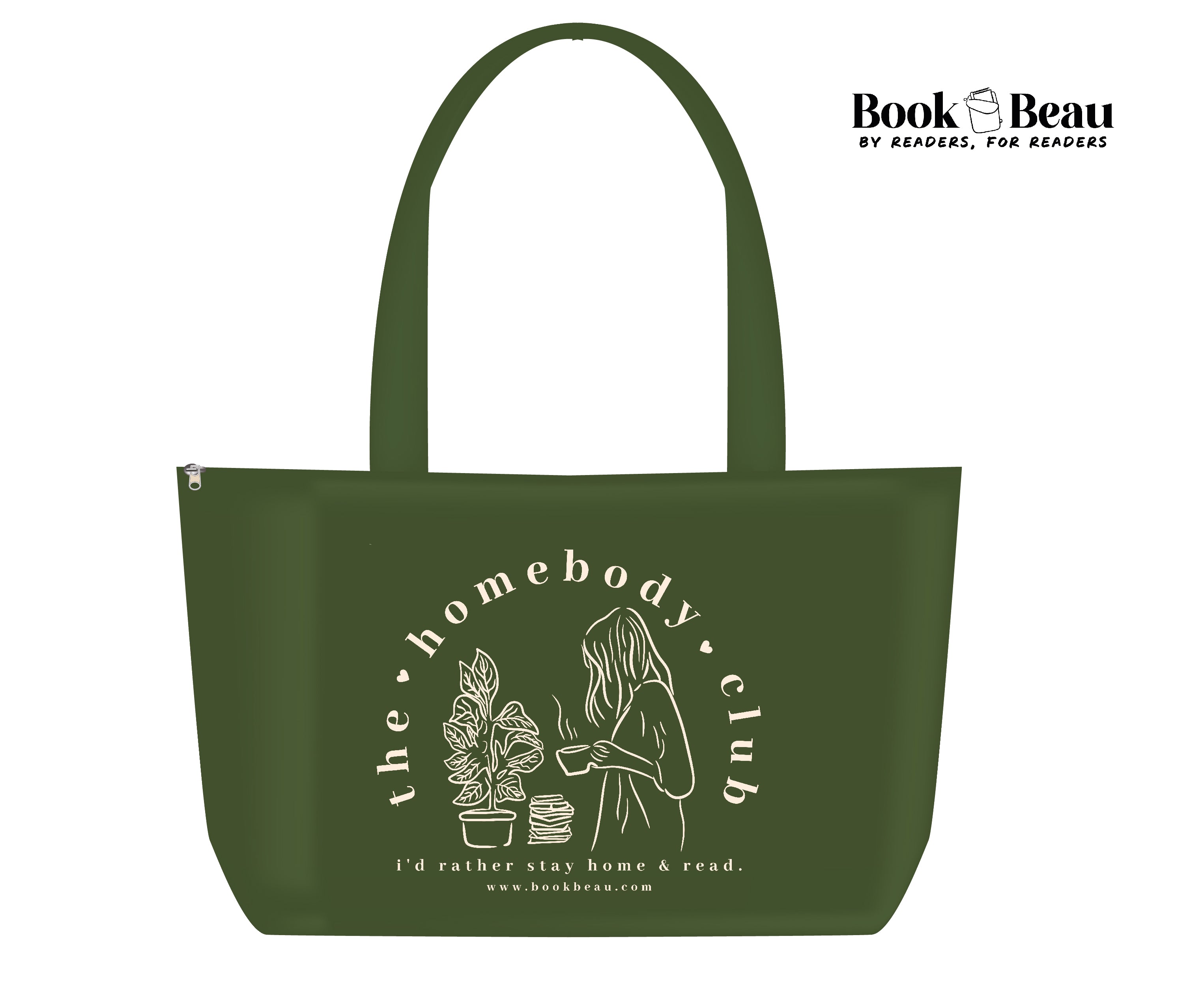 Homebody Club Green Tote