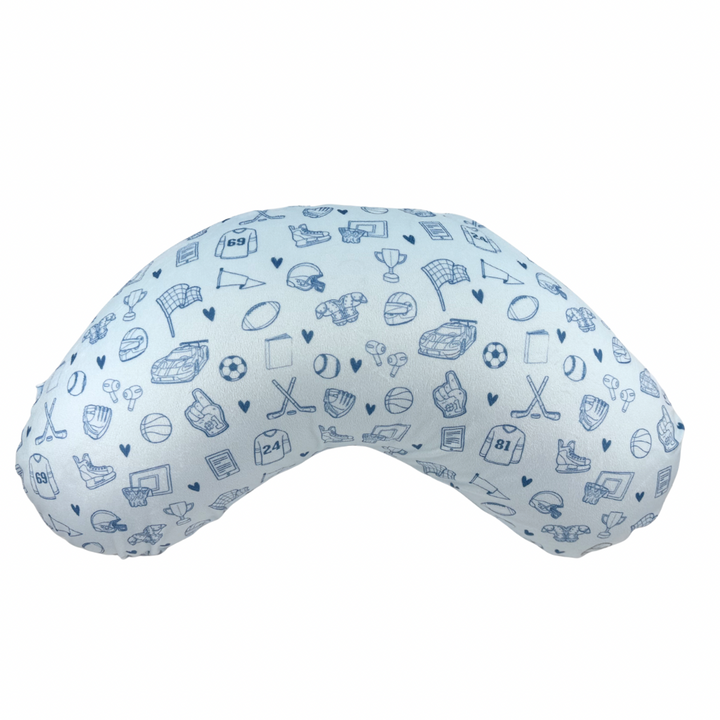 REPLACEMENT COVER Sports Romance Reading Pillow