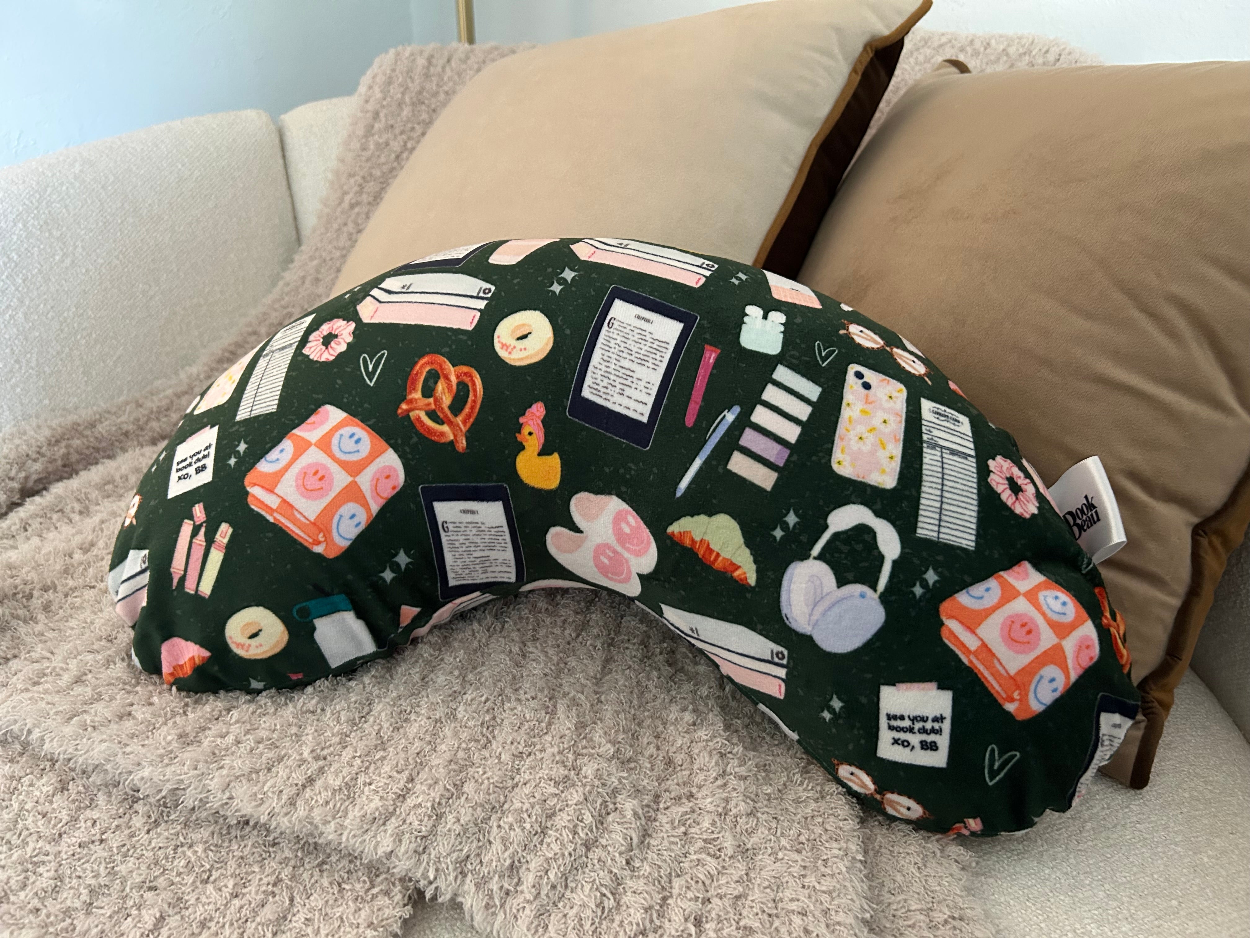 REPLACEMENT COVER Just A Reader Reading Pillow