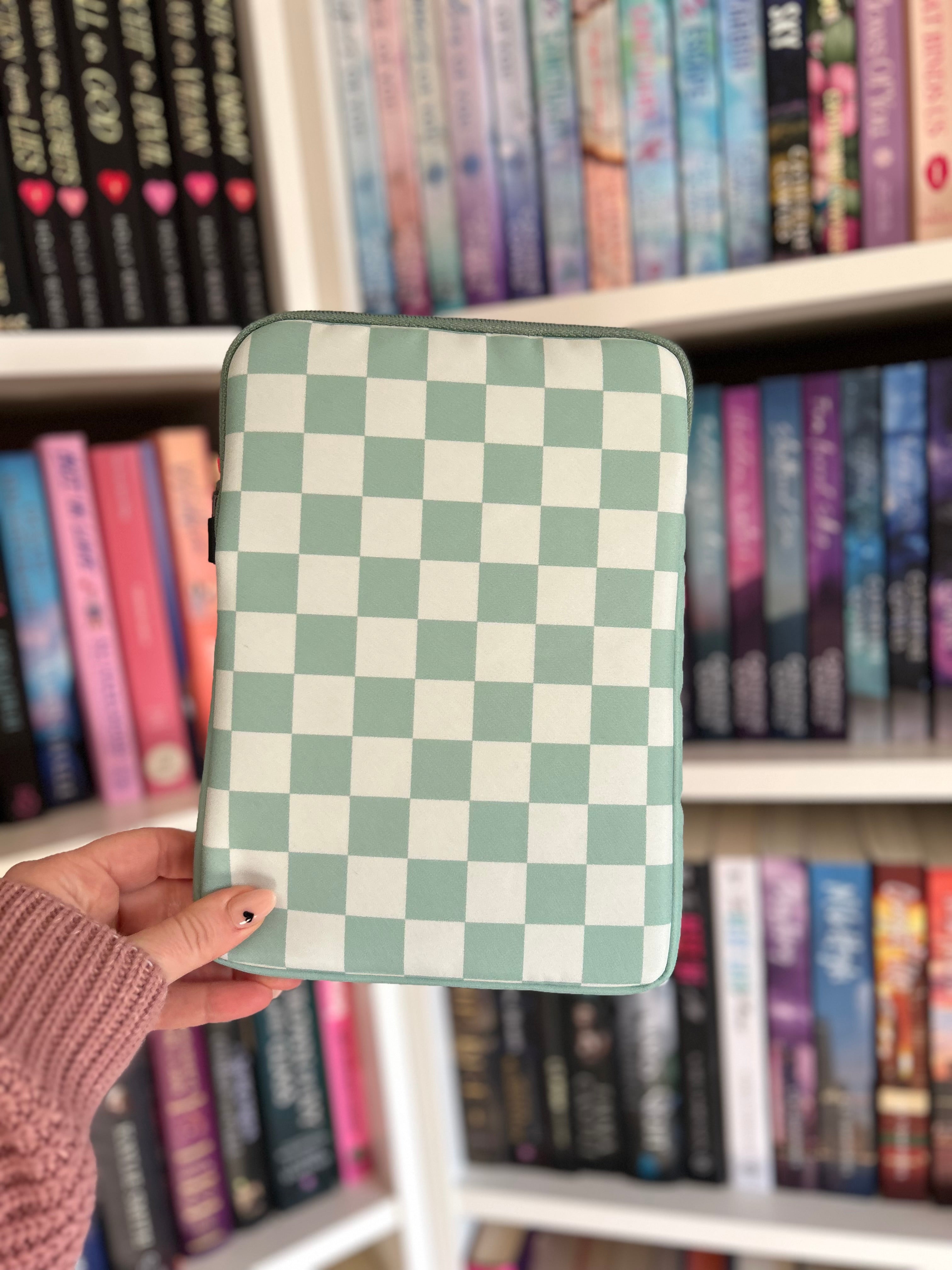 Matcha checkers Book Sleeve