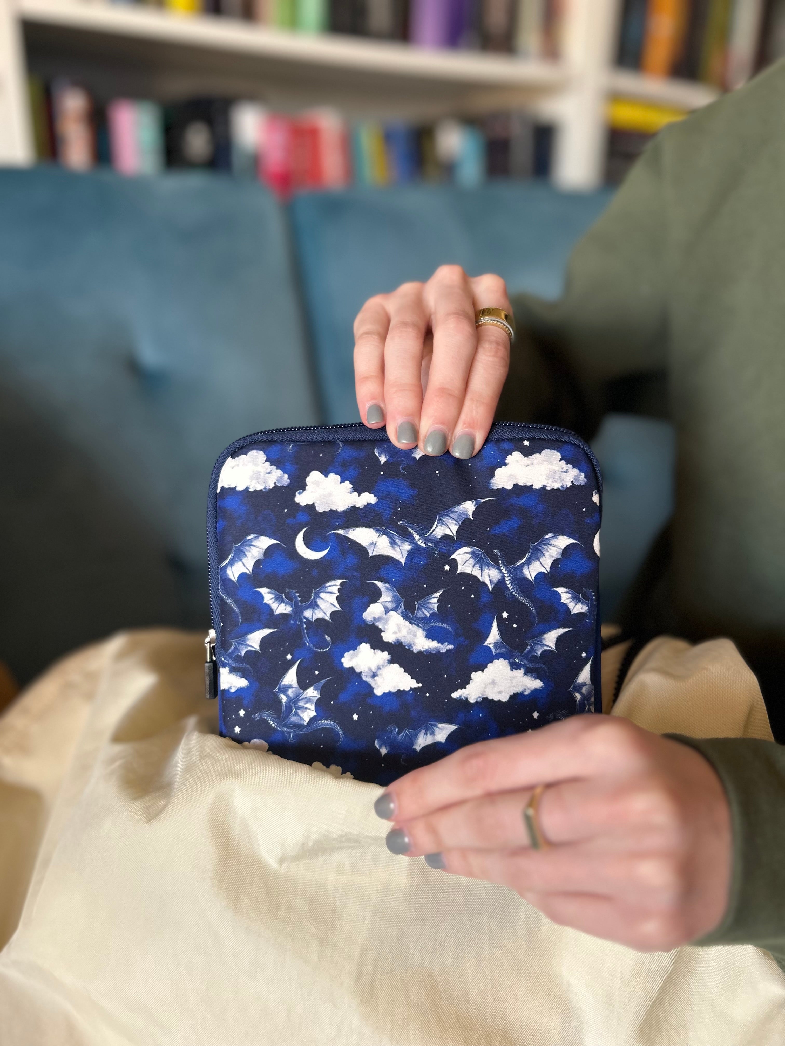 Night Flight Dragons Book Sleeve