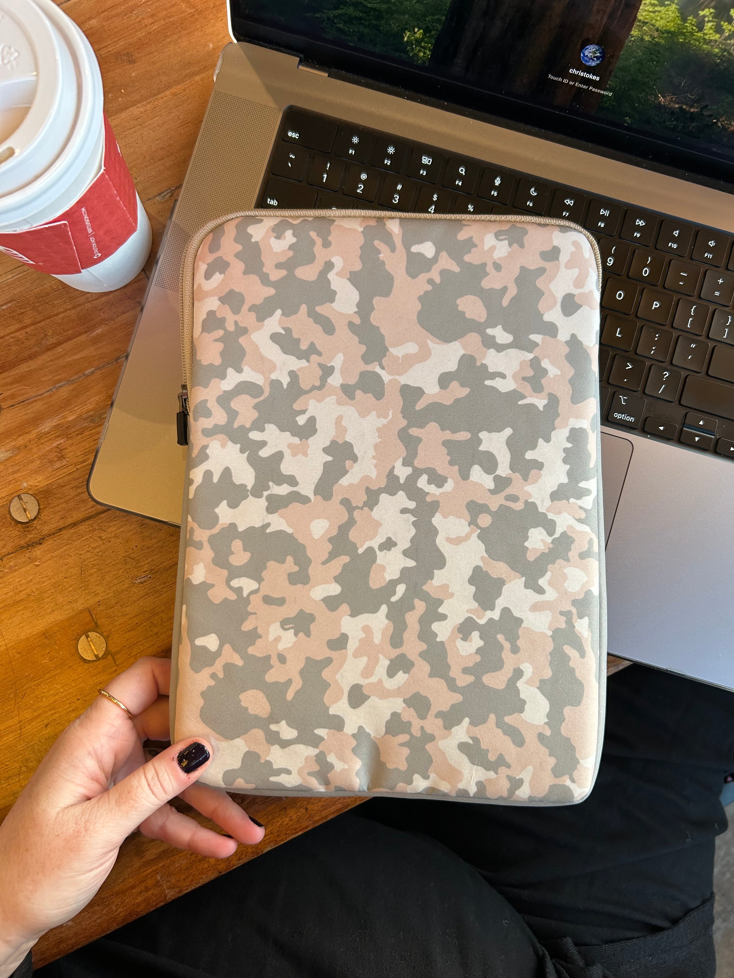 Oakmoss Camo Book Sleeve