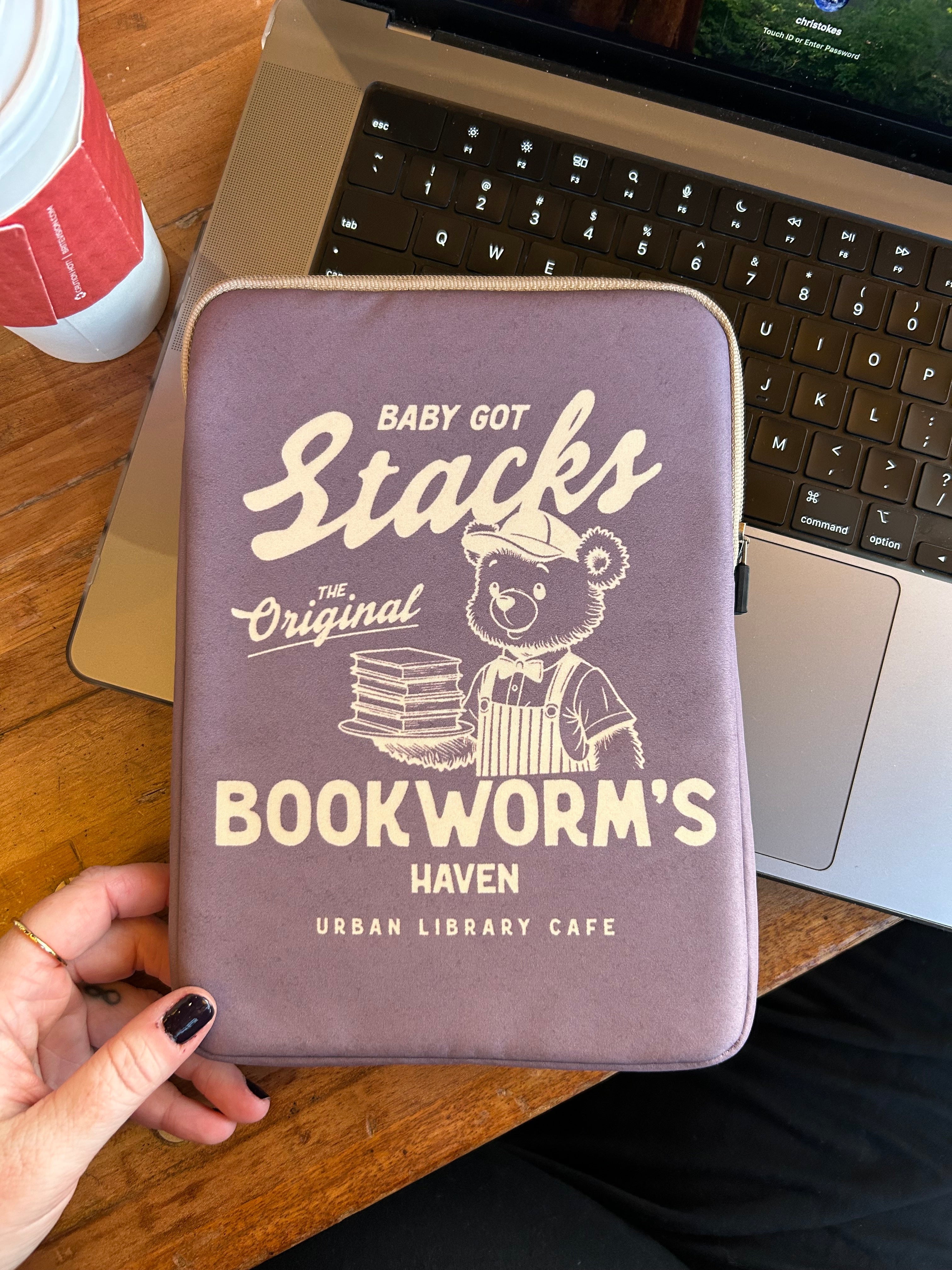 Baby Got Stacks Book Sleeve