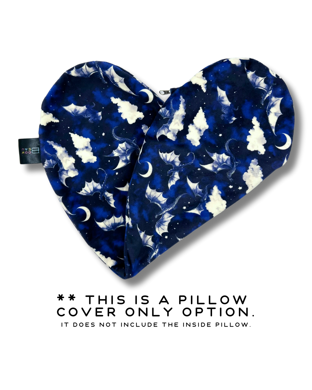 REPLACEMENT COVER Night Flight Dragons Reading Pillow